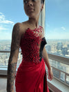 Crimson Noir Gown