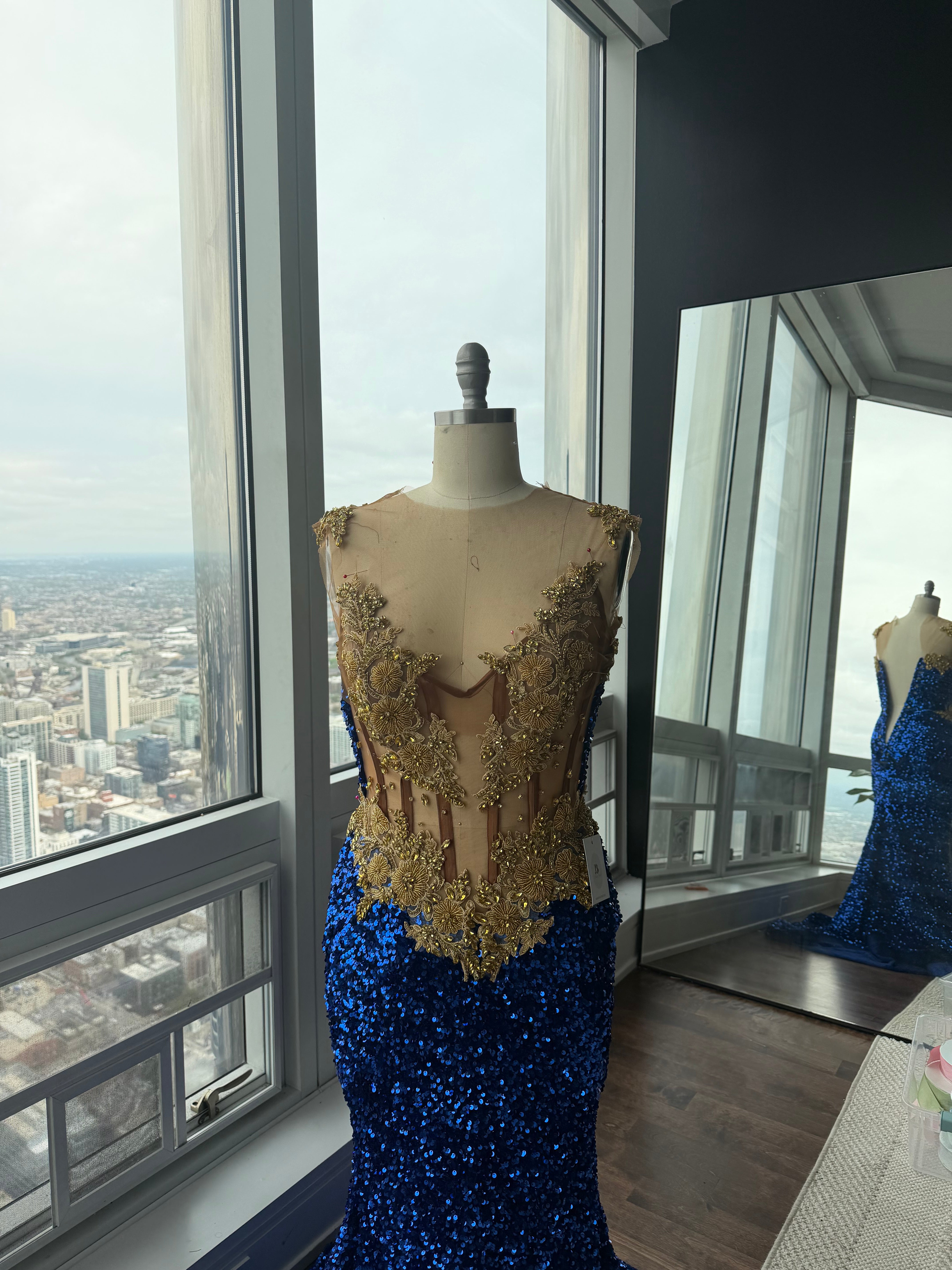 Royal Sapphire Gown