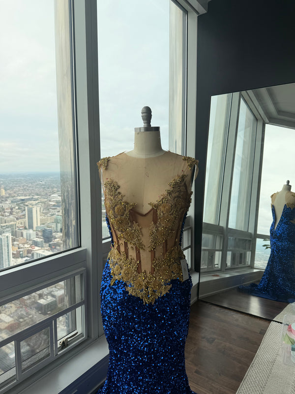 Royal Sapphire Gown