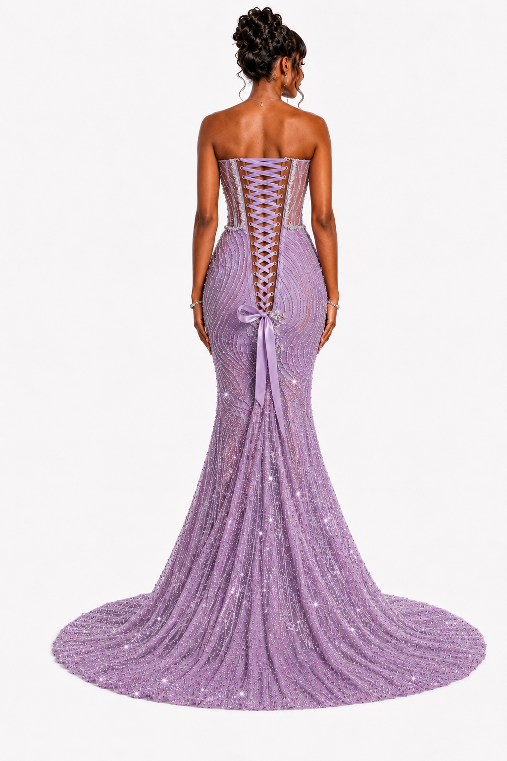 Amethyst Crystal Gown - $2,000
