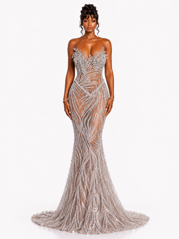 Crystal Ivy Gown - $2,200