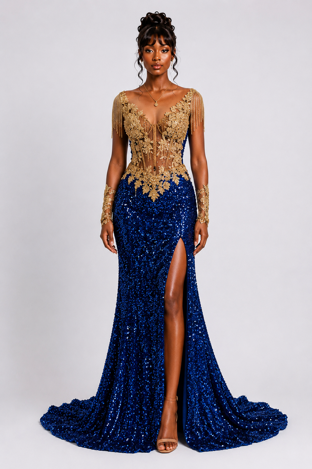 Royal Sapphire Gown
