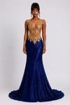 Royal Sapphire Gown