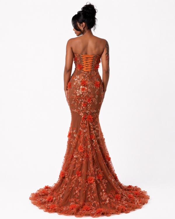 Sunset Blossom Gown - $2,500