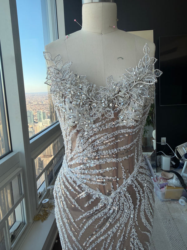 Crystal Ivy Gown - $2,200