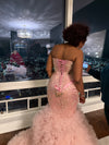 Blush Petal Mermaid Gown - $2,500
