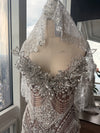 Royal Pearl Veil Gown - $2,700