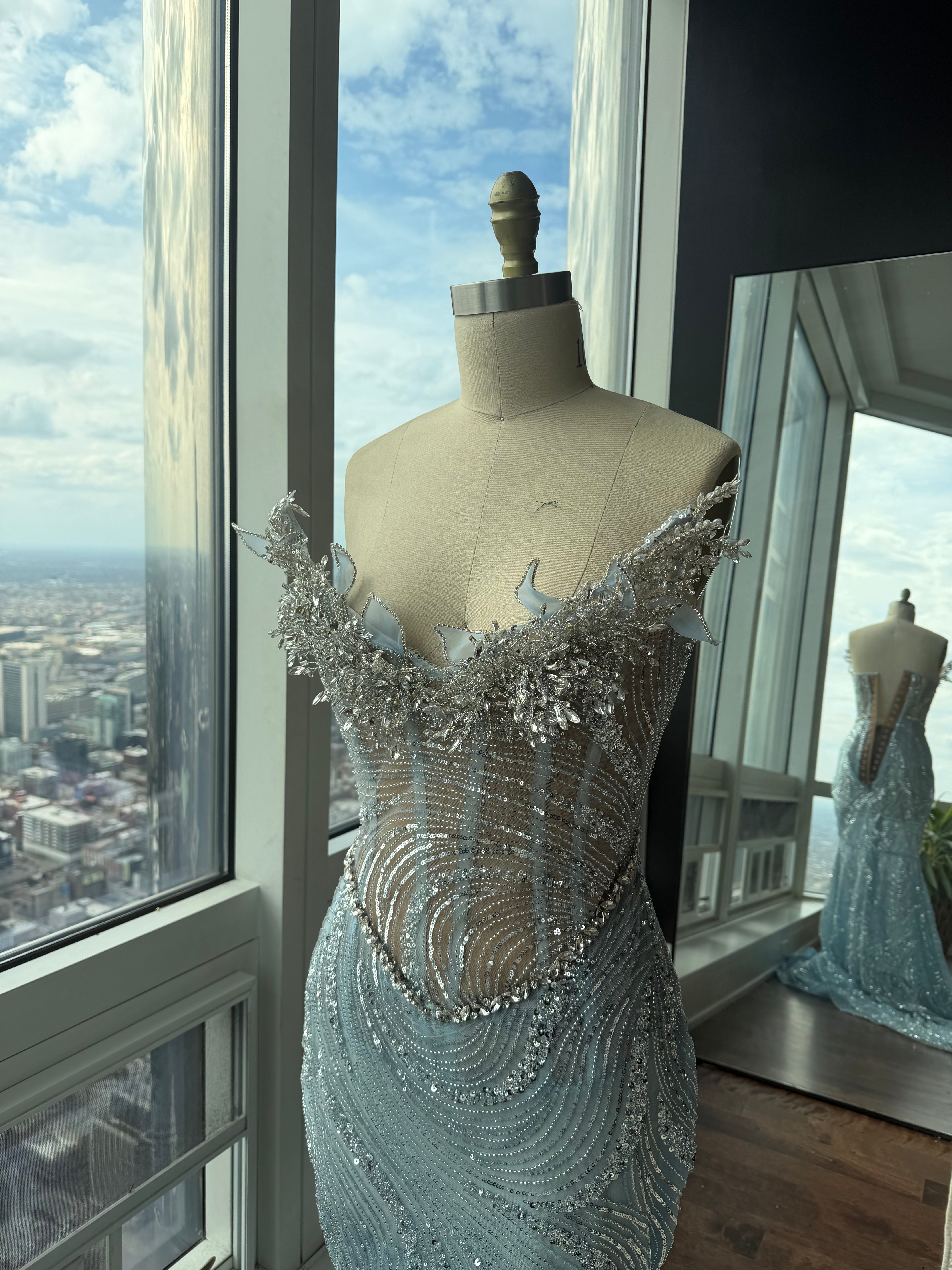 Celestial Tide Gown-$2,300