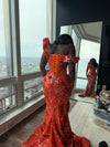 Scarlet Blossom Gown $2,500