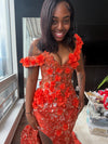 Scarlet Blossom Gown $2,500