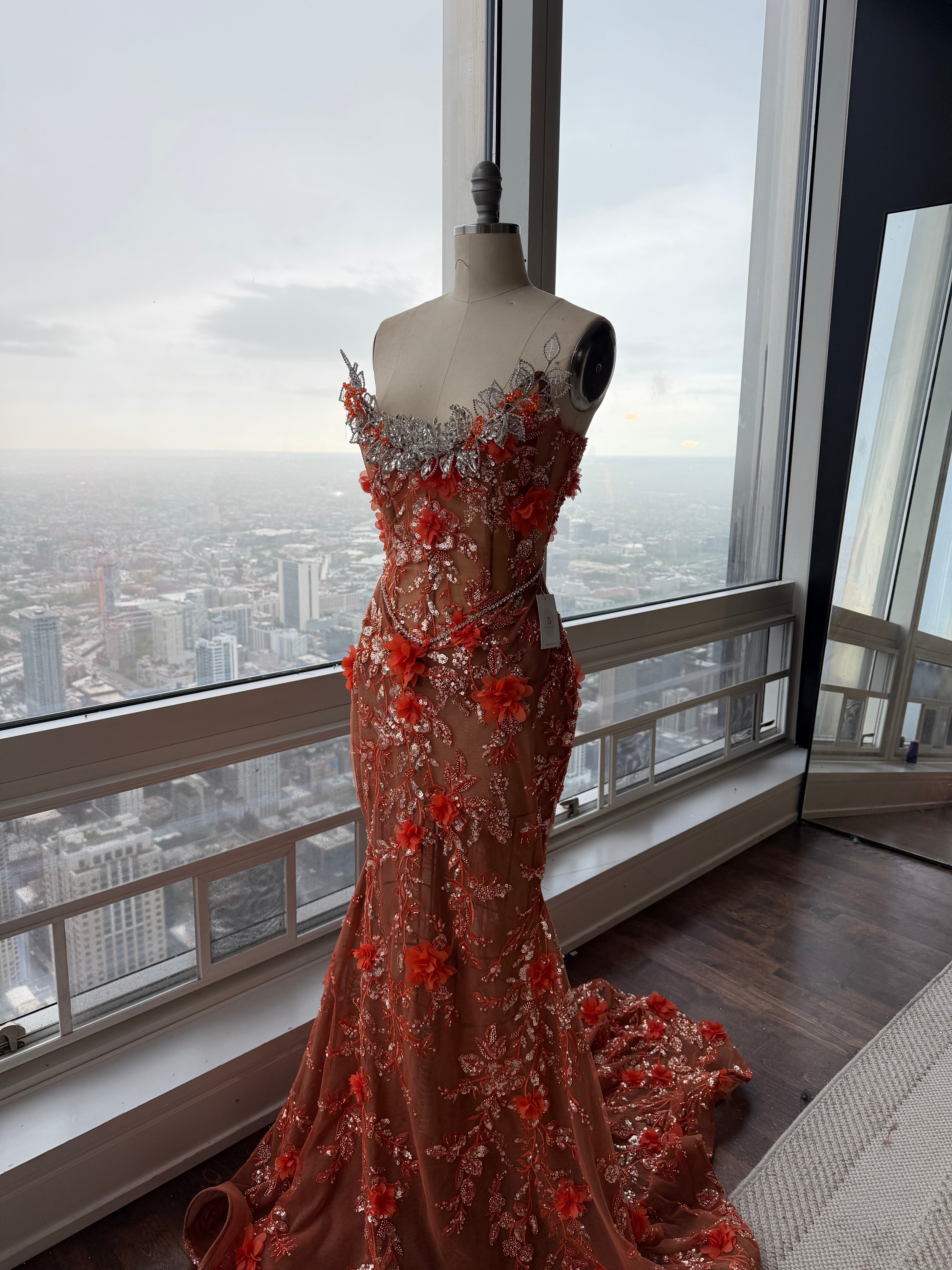 Sunset Blossom Gown - $2,500